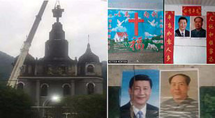 China 'orders Christians to destroy crosses on their churches and take down images of Jesus in intensifying crackdown on religion'