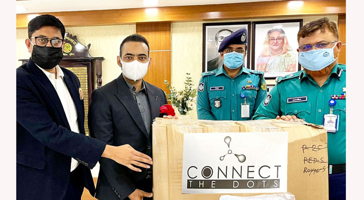 Connect the Dots handovers 25 thousand masks to CMP  