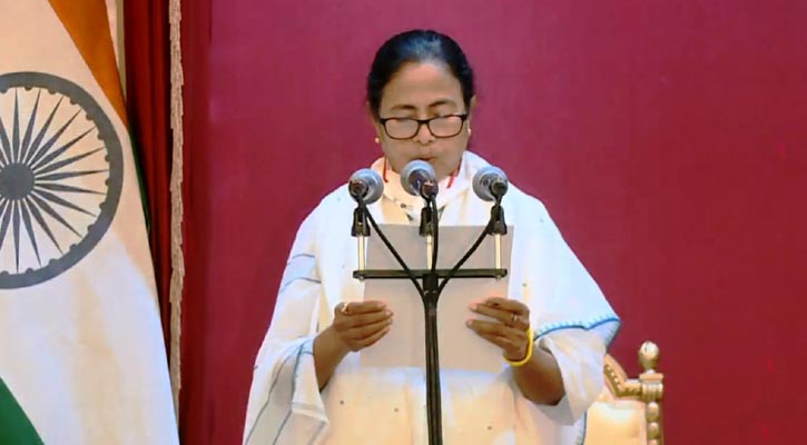 Mamata sworn in as West Bengal CM for 3rd time 