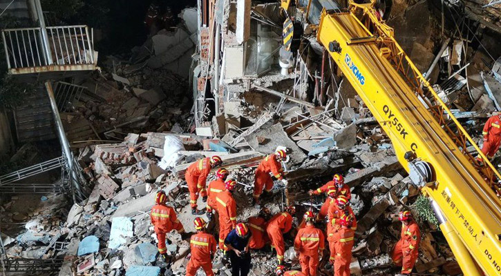 China hotel collapse kills 17, injures five