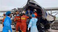 High-speed train derailment in China kills 1, injures 8