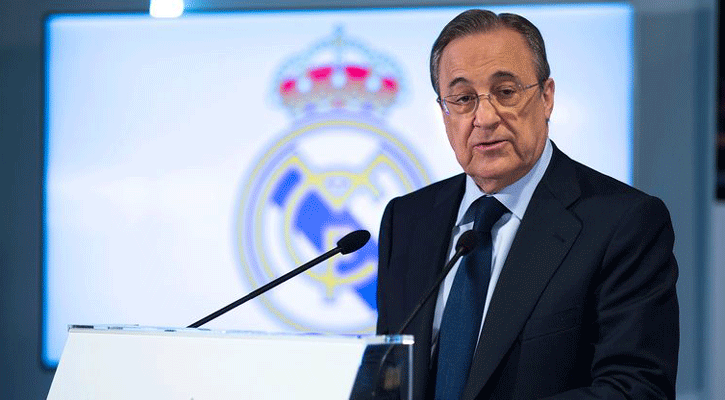 Real Madrid President Perez says fans are drifting away from football