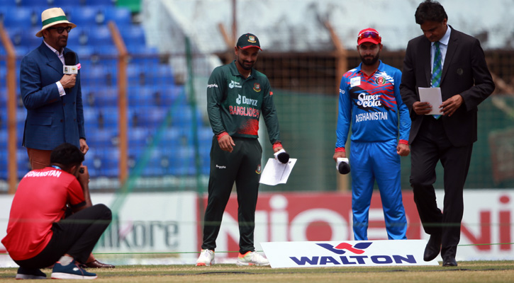 Afghanistan opt to bat first in 3rd ODI against Bangladesh