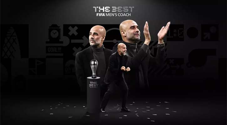 Pep Guardiola wins Best FIFA Men’s Coach award