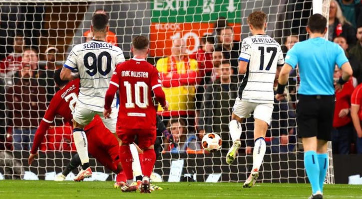 Liverpool suffer shock home defeat by Atalanta