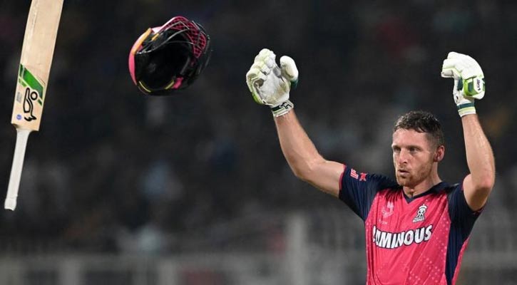Buttler's 107 leads Rajasthan to final-ball win