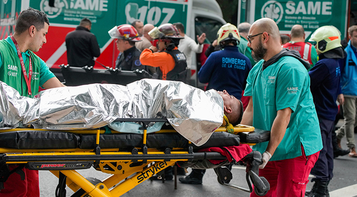 Train crash in Argentine capital sends nearly 60 to hospitals