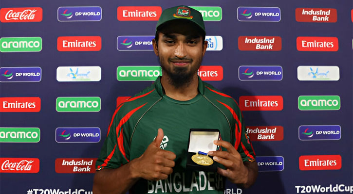 Tanzim Sakib sets unique T20 World Cup record