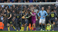 Troubled Man City held by lowly Everton, Chelsea title bid rocked