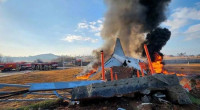 At least 62 dead, two crew rescued in fiery South Korea airliner crash