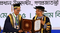 Yunus awarded honorary D.Litt by Chittagong University