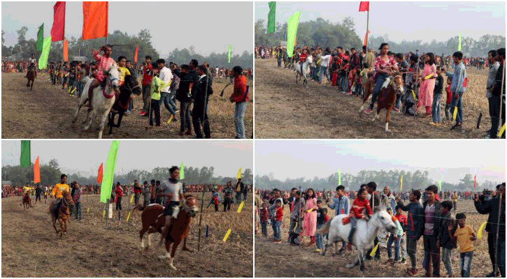 ঠাকুরগাঁওয়ে ঘৌড় দৌড় প্রতিযোগিতা 