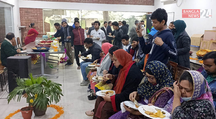 পৌষ উৎসবে মেতেছিল ঢাকাস্থ ব্রাহ্মণবাড়িয়া সাংবাদিক ফোরাম