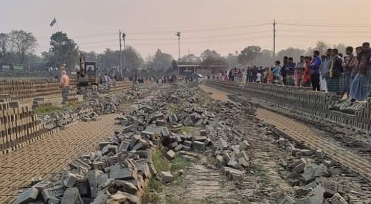 ইউপি চেয়ারম্যানের অবৈধ ইটভাটা ধ্বংস, ২০ লাখ টাকা জরিমানা