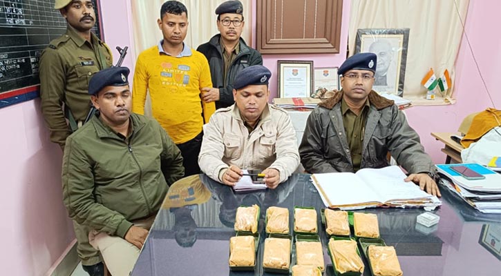 বাংলাদেশে পাচারকালে ৫১ লাখ টাকার ব্রাউন সুগারসহ গ্রেফতার ভারতীয়
