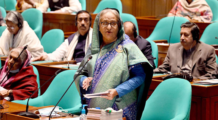 আড়ি না পাতলে জঙ্গি দমন করব কীভাবে: সংসদে প্রধানমন্ত্রী