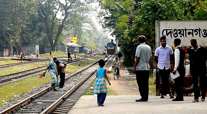 দেওয়ানগঞ্জে ট্রেনে কাটা পড়ে নারীর মৃত্যু