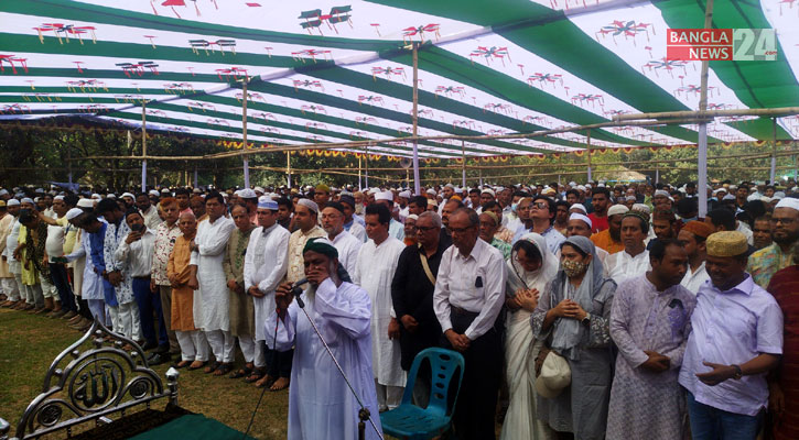 শেষ জানাজার পর চিরনিদ্রায় শায়িত হলেন ডা. জাফরুল্লাহ চৌধুরী