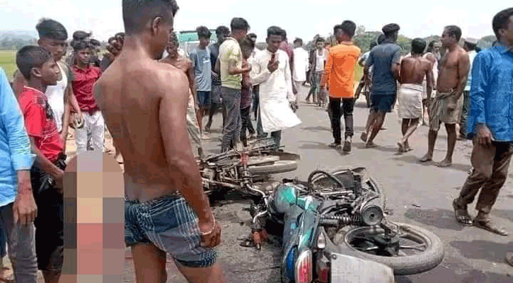 কলমাকান্দায় দুই বাইকের সংঘর্ষে তিন কিশোর নিহত 