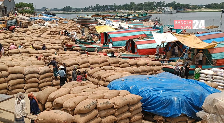 নতুন ধানে সরগরম আশুগঞ্জ ধানের মোকাম