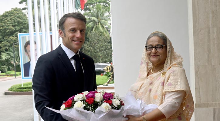 বিশ্বস্ত সহযোগী হিসেবে পাশে থাকবে ফ্রান্স: শেখ হাসিনা