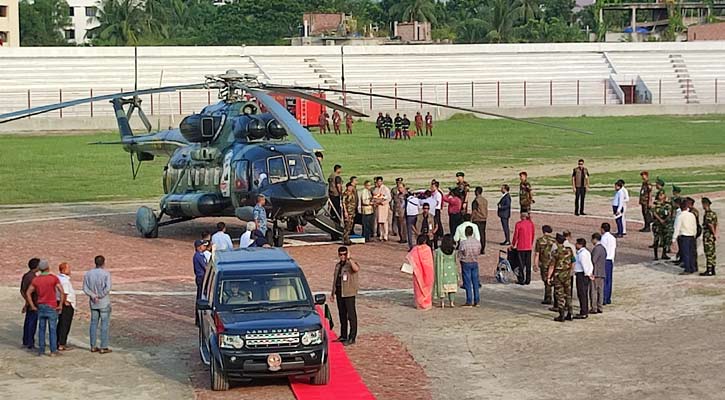 ৩ দিনের সফরে পাবনায় রাষ্ট্রপতি