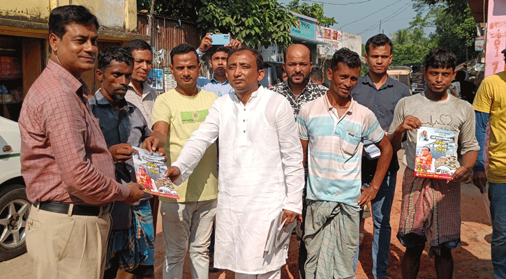 নবীনগরে নির্বাচনী গণসংযোগে কারা নির্যাতিত সাবেক ছাত্রনেতা