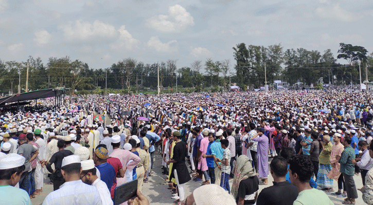 শ্রদ্ধা ও ভালোবাসায় চিরনিদ্রায় শায়িত এমপি শাহজাহান মিয়া