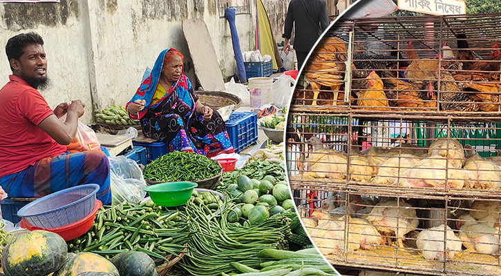 সবজি-ব্রয়লার মুরগির দাম কমেছে