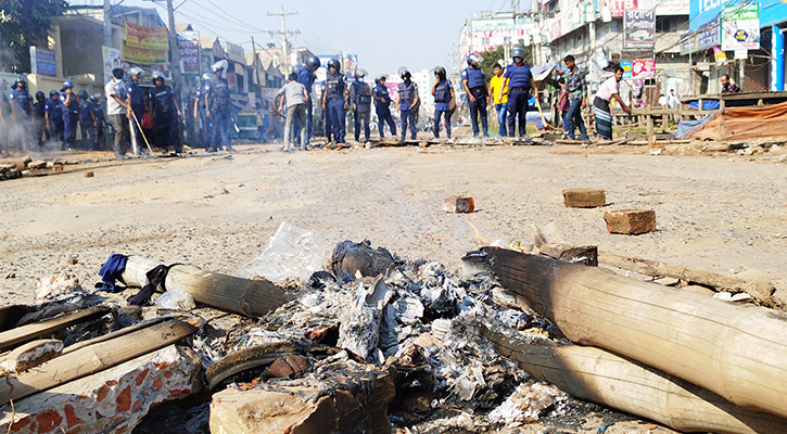 শ্রমিক অসন্তোষ: আশুলিয়ায় ৩ মামলায় আসামি দেড় হাজার