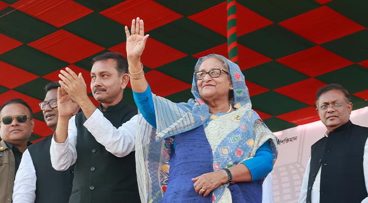 উন্নয়নশীল দেশ বাস্তবায়নে আ. লীগকে জয়ী করতে হবে: প্রধানমন্ত্রী