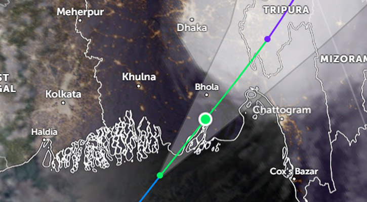 স্থলভাগে উঠে শক্তি হারিয়েছে ‘মিধিলি’