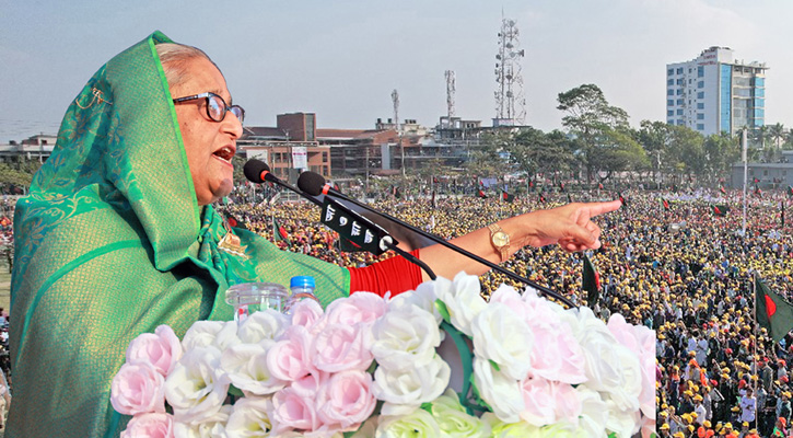 বিএনপি সন্ত্রাসী সংগঠন, তাদের রাজনীতি করার অধিকার নেই: শেখ হাসিনা