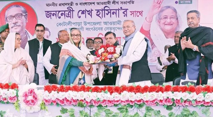 সব ষড়যন্ত্র মোকাবিলা করেই দেশকে এগিয়ে নিয়ে যাব: প্রধানমন্ত্রী