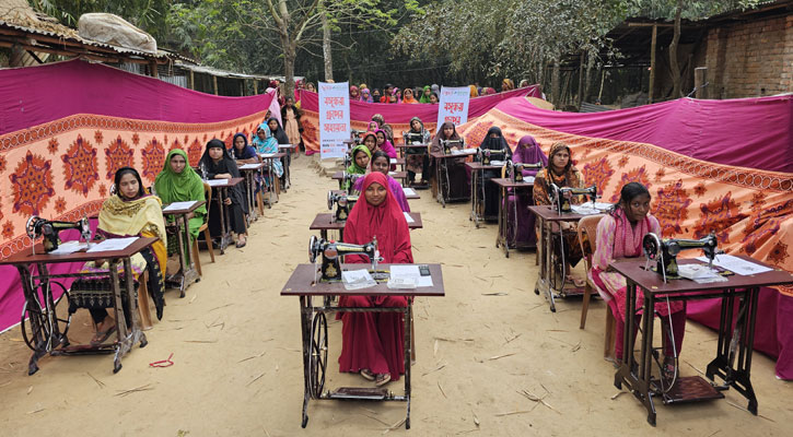 এতিম জুঁইয়ের সহায় বসুন্ধরার সেলাই মেশিন