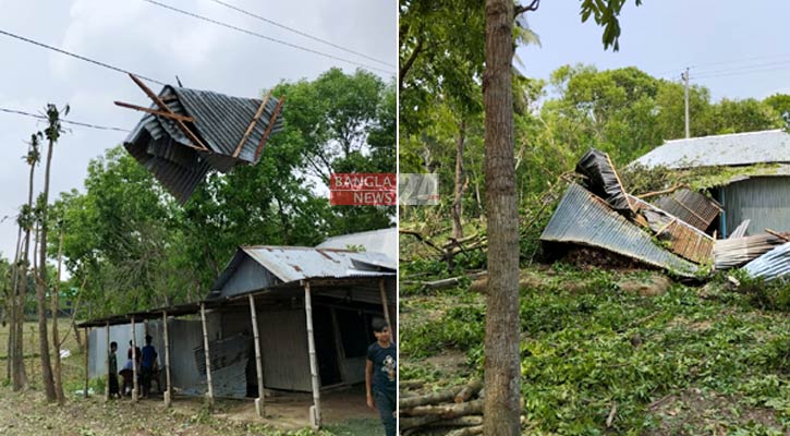 আলফাডাঙ্গায় ঘূর্ণিঝড়ে ২০ গ্রাম লণ্ডভণ্ড