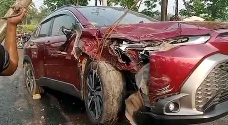 মধুপুরে মোটরসাইকেল-প্রাইভেটকার সংঘর্ষে নিহত ২