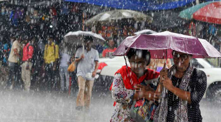 রাজধানীতে ঝুম বৃষ্টি, ১০ অঞ্চলে ঝড়ের আভাস