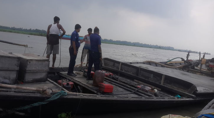 সিরাজগঞ্জে অবৈধভাবে বালু উত্তোলনের দায়ে ৫ জনের কারাদণ্ড