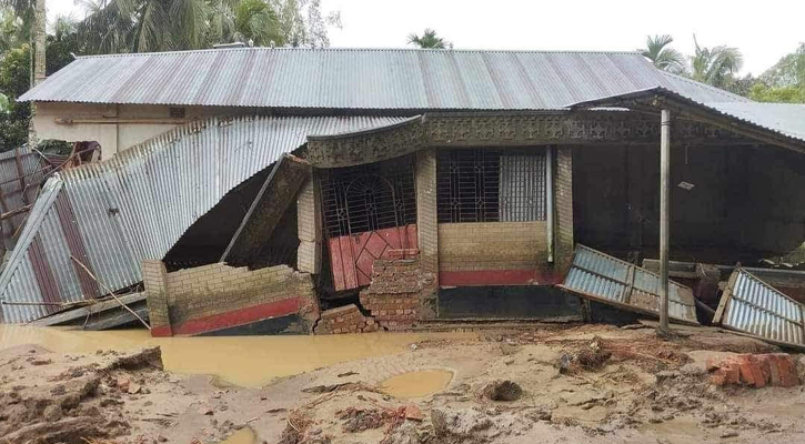 শেরপুরে বন্যা পরিস্থিতির উন্নতি, মৃত বেড়ে ১০ জন