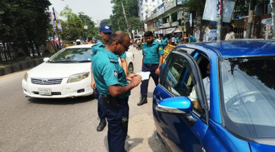 ট্রাফিক আইন লঙ্ঘনে ডিএমপির ৬৫ লক্ষাধিক টাকা জরিমানা