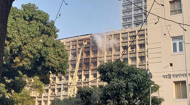 সচিবালয়ে আগুন: সবচেয়ে বেশি ক্ষতিগ্রস্ত সাত ও আটতলা