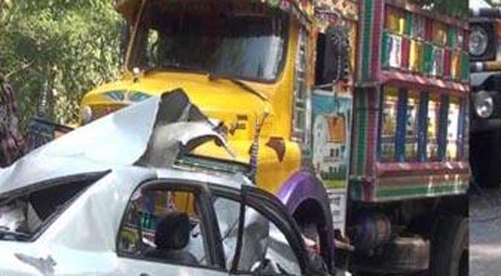 ওসমানীনগরে ট্রাক-প্রাইভেটকার সংঘর্ষে নারী-শিশুসহ নিহত ৪