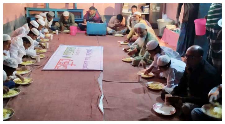 এতিম শিশুদের সঙ্গে রাতের খাবার খেলেন বসুন্ধরা শুভসংঘের বন্ধুরা