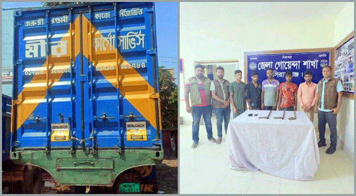 ব্যাটারি কারখানায় ডাকাতি, ৩৬ ঘণ্টা পর অস্ত্রসহ ৫ ডাকাত গ্রেপ্তার