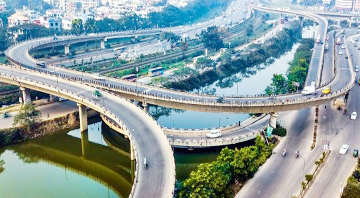 ২৯ ঘণ্টা খিলক্ষেত-কুড়িল-বসুন্ধরা অভিমুখী যান চলাচল বন্ধ