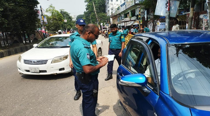 ট্রাফিক আইন লঙ্ঘনে ডিএমপির ১৮৩৯ মামলা 